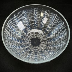 Glasschale von René Lalique, Oursins-Schale, 1930er Jahre