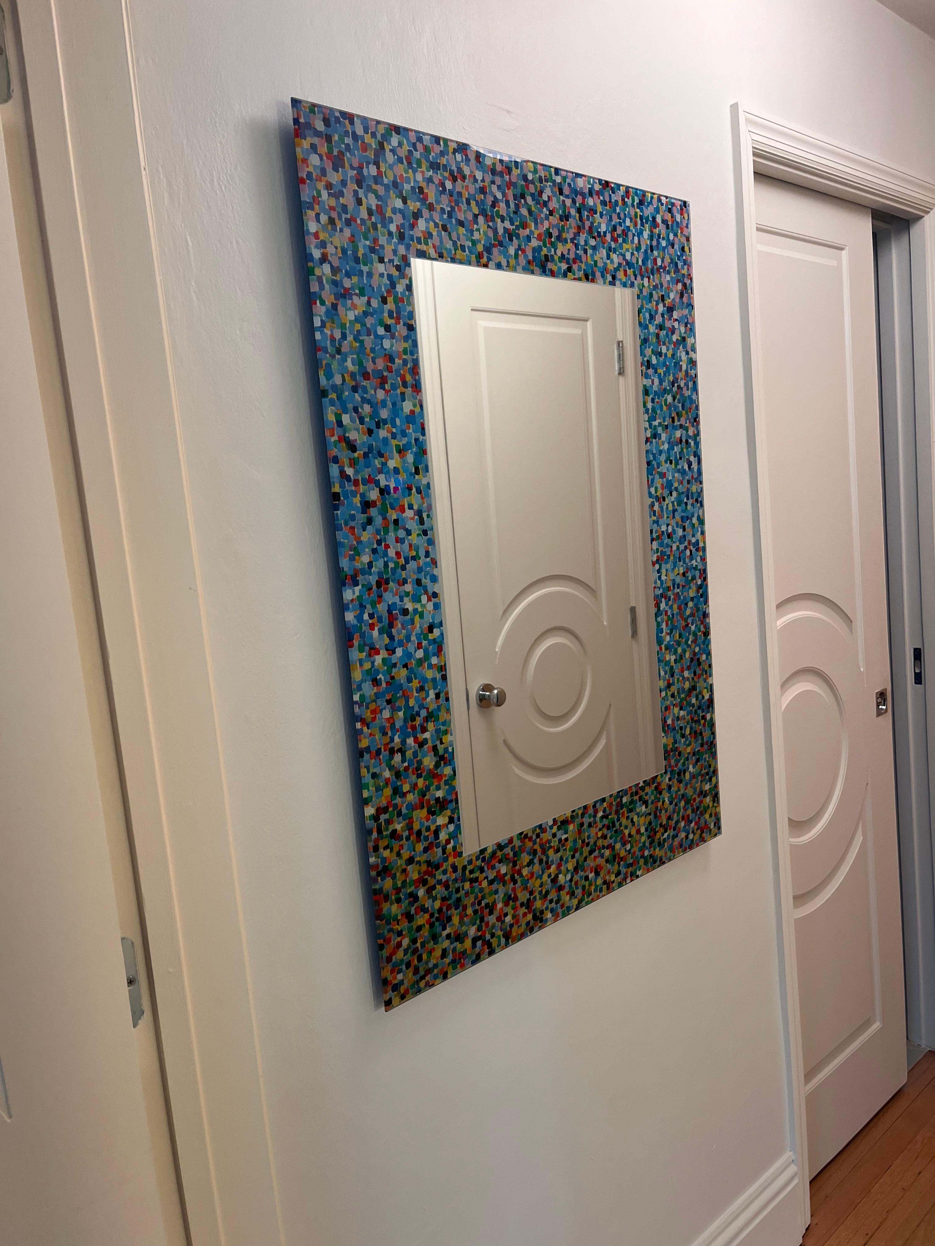 Italian Glas Italia A Proust Wall Mirror by Alessandro Mendini in STOCK