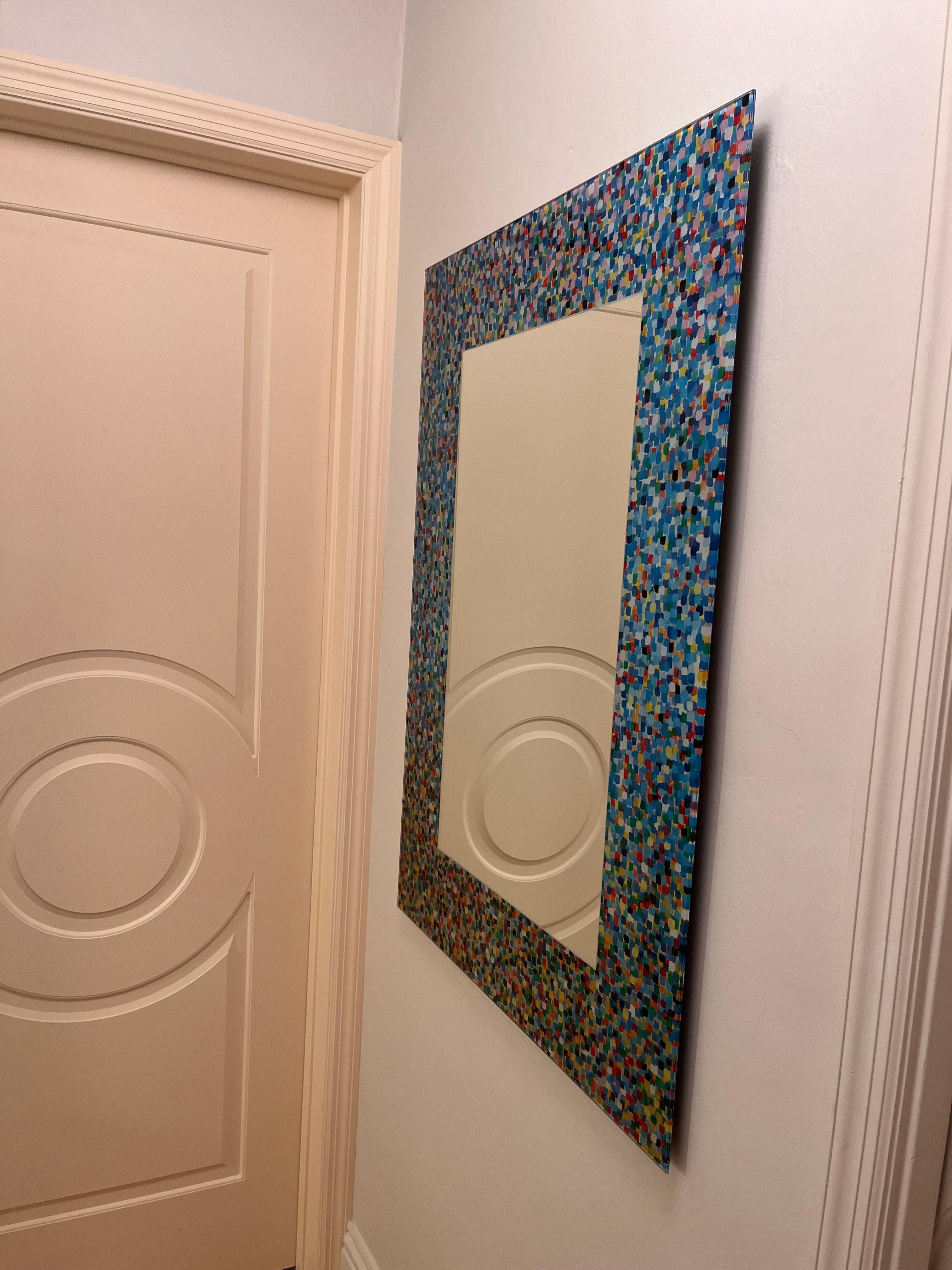 Contemporary Glas Italia A Proust Wall Mirror by Alessandro Mendini in STOCK