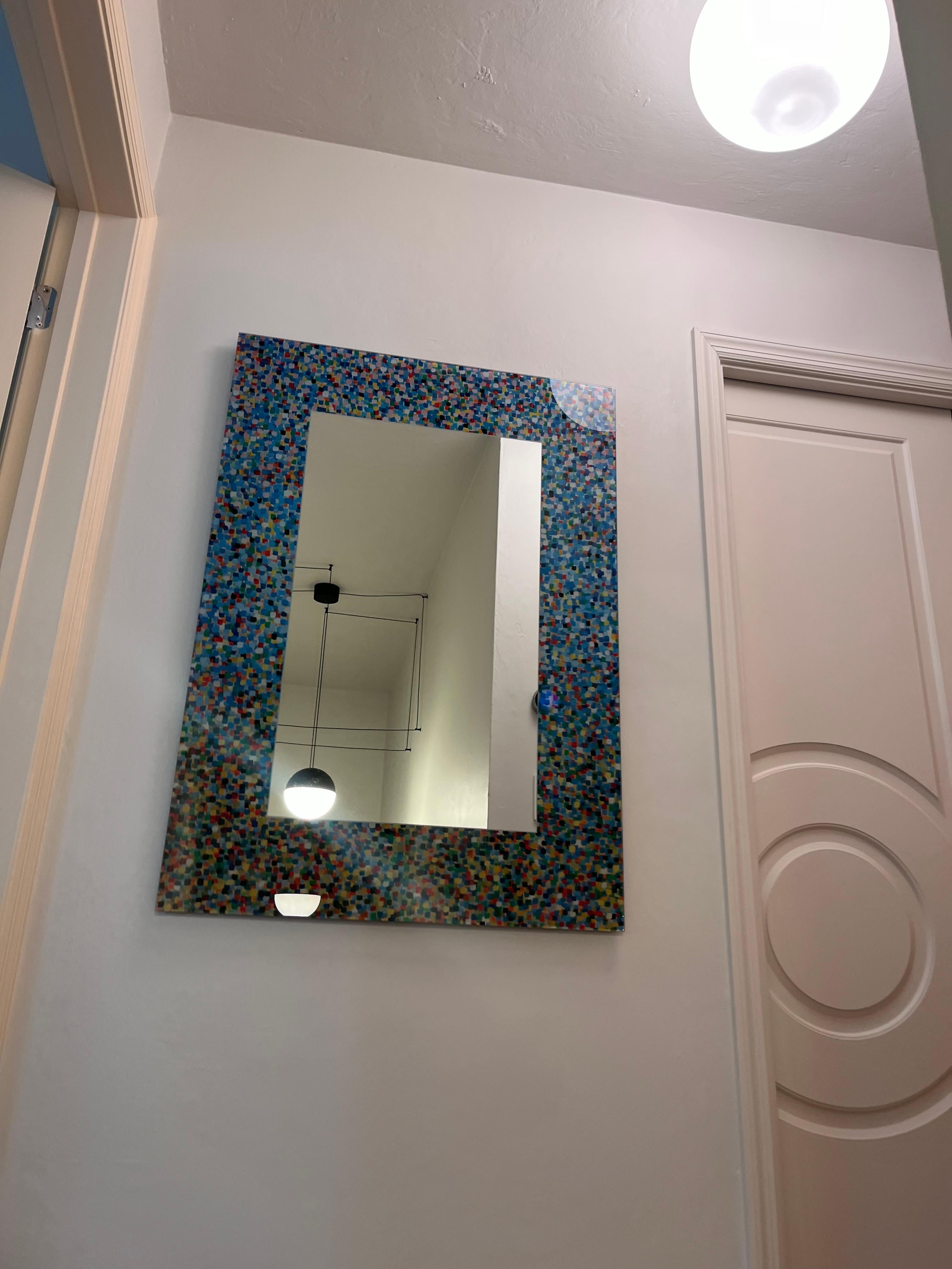 Glas Italia A Proust Wall Mirror by Alessandro Mendini in STOCK 1