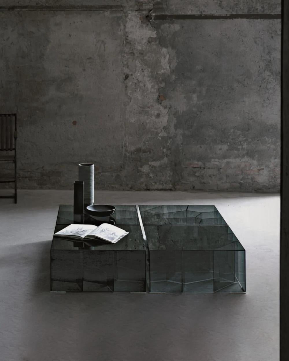 Glas Italia ALICE Set aus zwei niedrigen Tischen von Jean-Marie Massaud im Zustand „Neu“ im Angebot in Brooklyn, NY