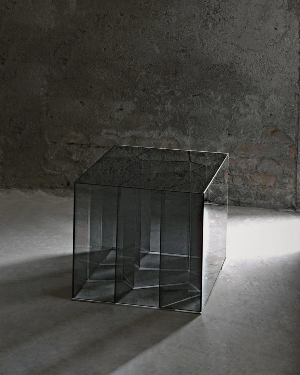 Glas Italia ALICE Set aus zwei niedrigen Tischen von Jean-Marie Massaud (21. Jahrhundert und zeitgenössisch) im Angebot