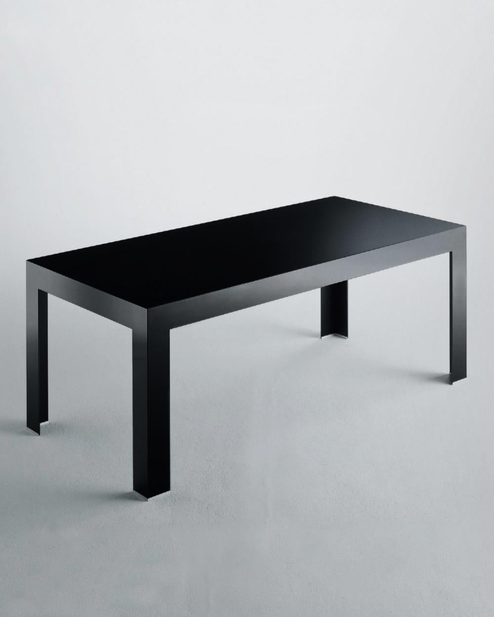 Tempered Glas Italia ATLANTIS Rectangular Table in transparent glass by Lorenzo Arosio For Sale