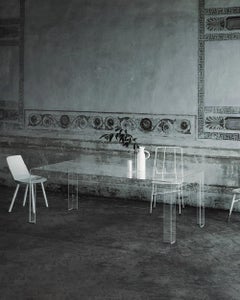 Glas Italia ATLANTIS Square Table by Lorenzo Arosio