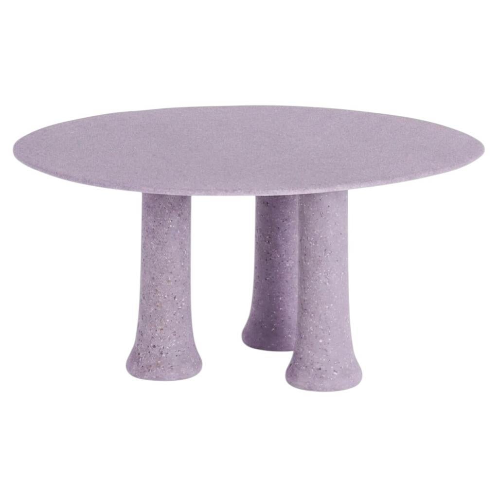 Glas Italia Table Babar en verre recyclé - Patricia Urquiola Lavanda 140cm 55.1