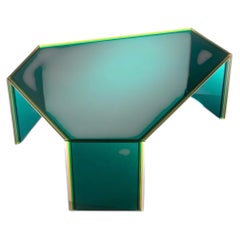 Mesa baja Glas Italia Bisel 100 cm by Patricia Urquiola - Verde