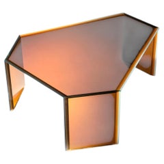 Glas Italia Bisel Coffee Table 100 cm (39.4 in) by Patricia Urquiola - Ochre