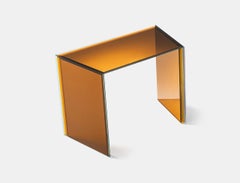 Glas Italia Bisel Coffee Table 60 cm (23.6 in) Glass by Patricia Urquiola Ochre