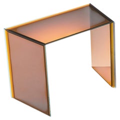 Glas Italia Bisel Coffee Table 60 cm (23.6 in) Glass by Patricia Urquiola Ochre