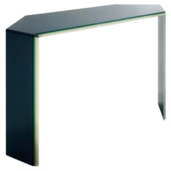 Glas Italia Bisel Console table in Glass by Patricia Urquiola - Green