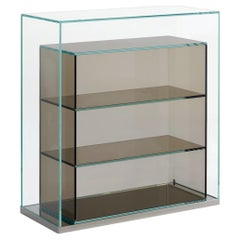 Glas Italia BoxinBox Freestanding Bookshelf H90cm (35.4in) Glass Philippe Starck