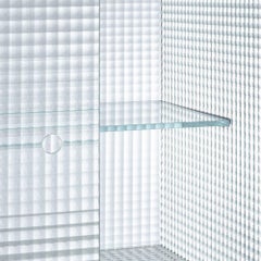Glas Italia Commodore Schrank aus Glas von Piero Lissoni - Schiebetüren