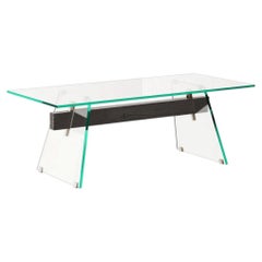 Glas Italia Compression Table 220cm (86.6in) Philippe Starck Black - Depth 100cm