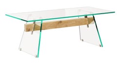 Glas Italia Compression Table 240 cm (94.5 in) - Philippe Starck - Depth 100 cm