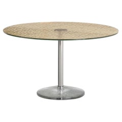 Glas Italia CONTRO PESO Table in coloured glass by Ronan Bouroullec