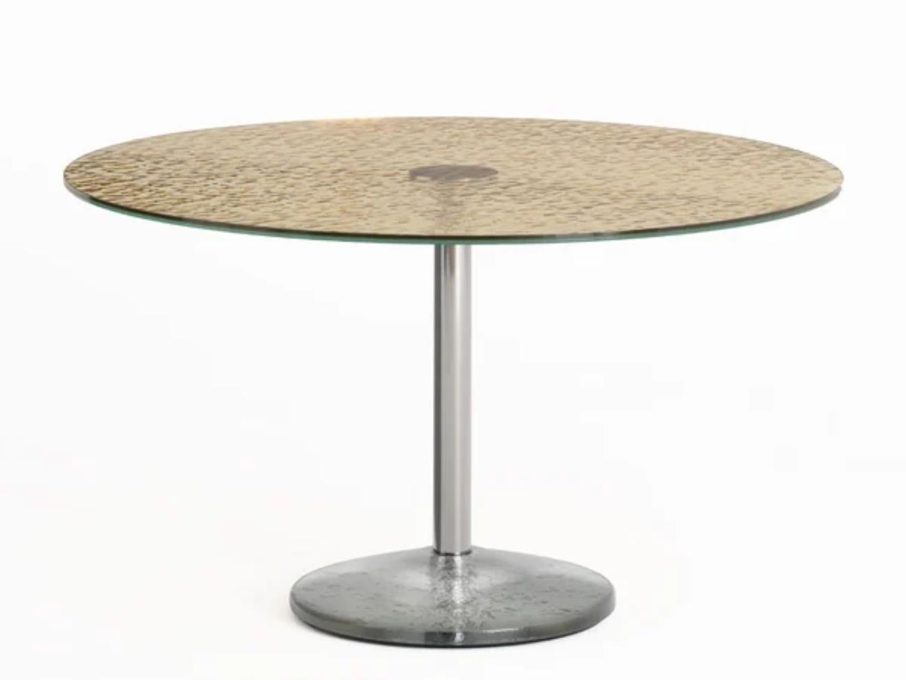 Italian Glas Italia CONTRO PESO Table in extralight glass by Ronan Bouroullec For Sale