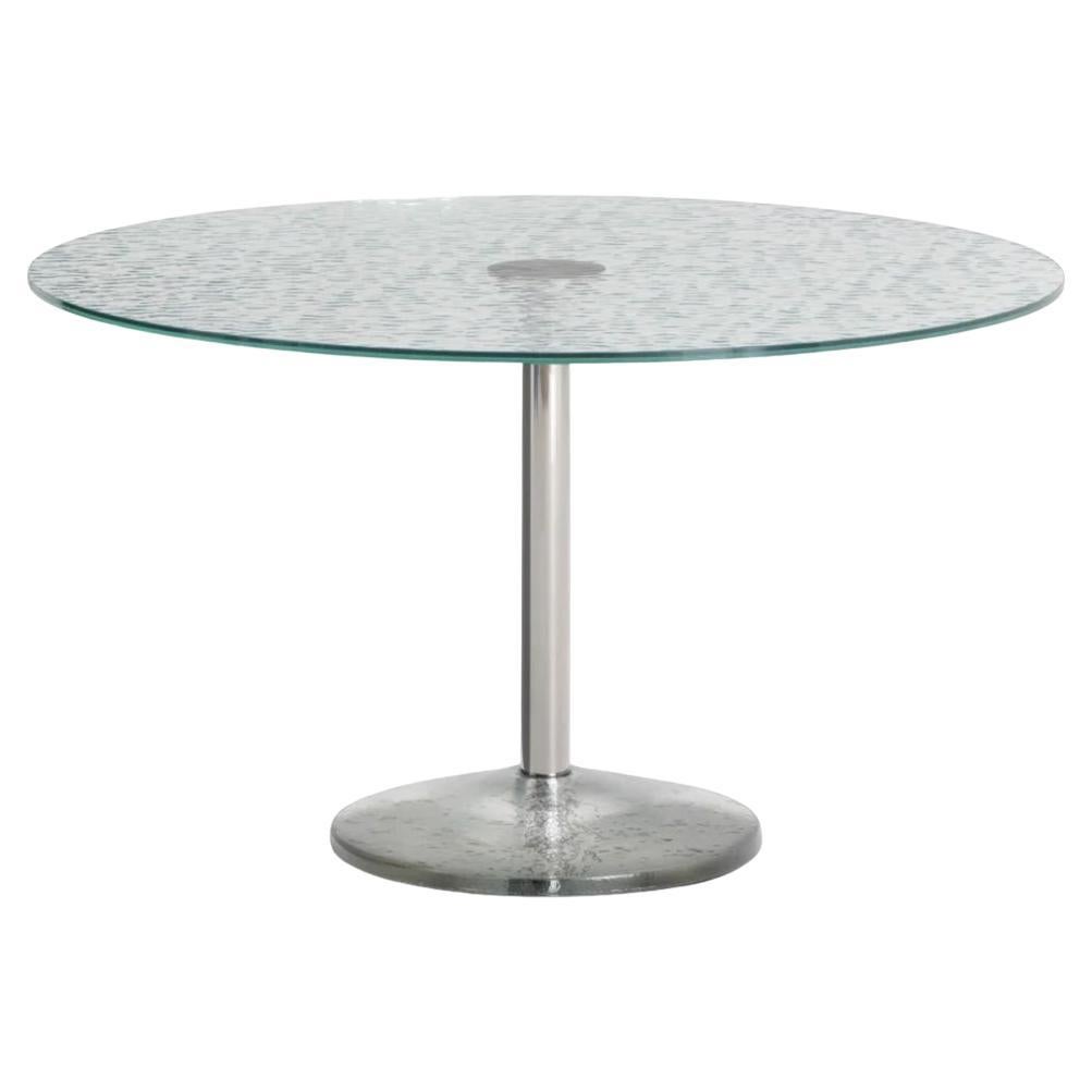 Glas Italia CONTRO PESO Table in extralight glass by Ronan Bouroullec