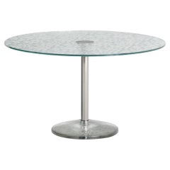 Glas Italia CONTRO PESO Table in extralight glass by Ronan Bouroullec
