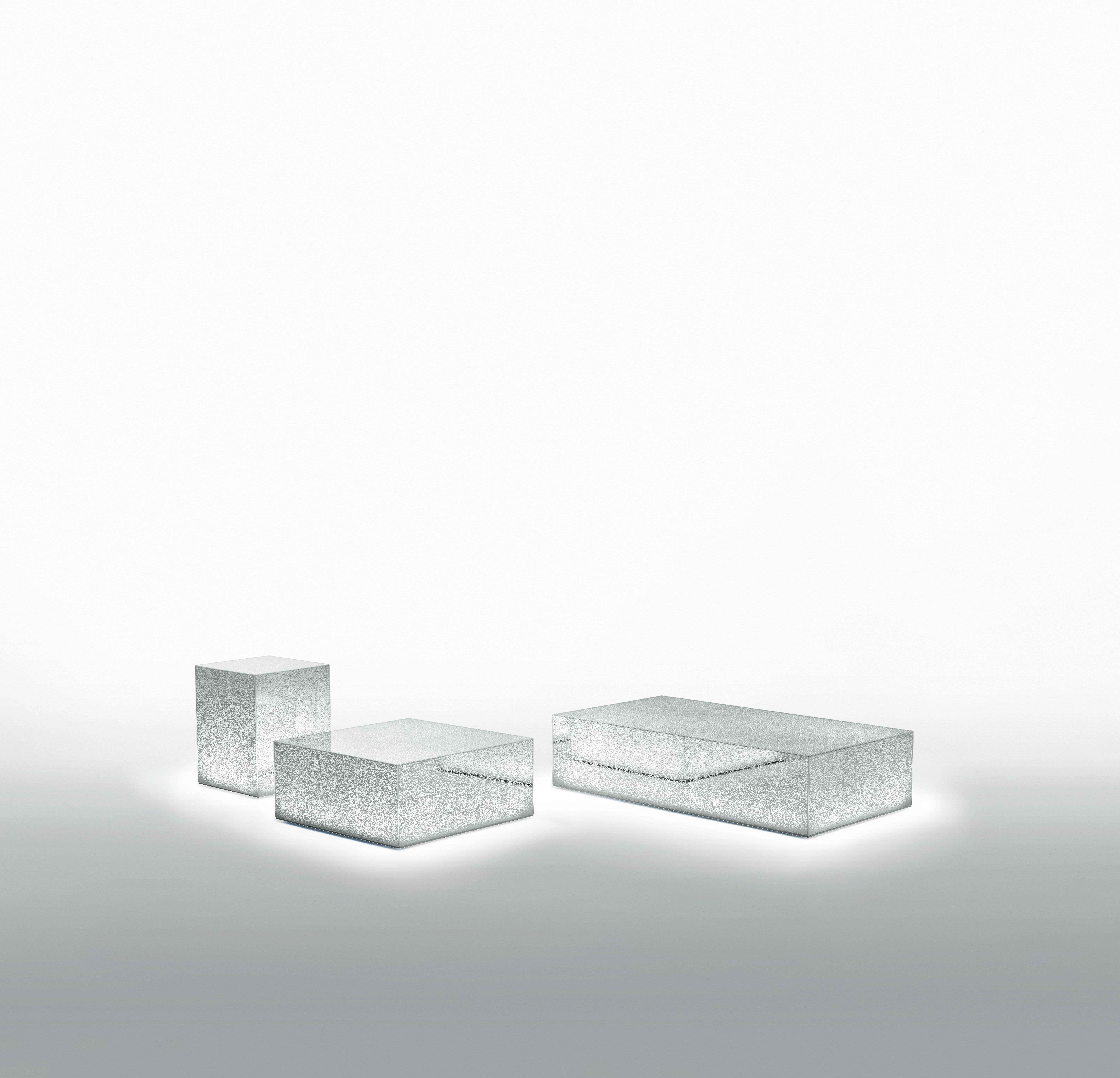 Glas Italia CRACK Mesa baja de Johanna Grawunder Laminado en venta