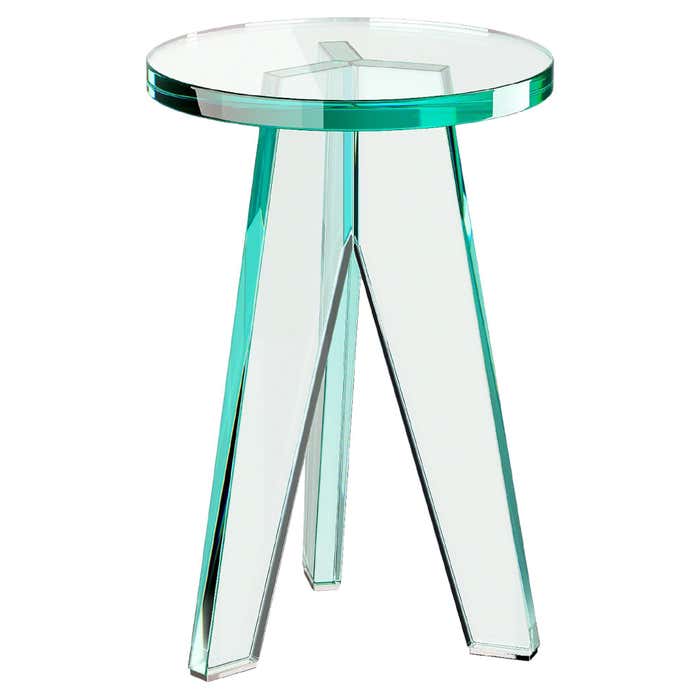 Glas Italia CRYSTAL STOOL by Philippe Starck For Sale at 1stDibs