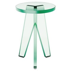 Glas Italia Crystal Stool en verre transparent par Philippe Starck