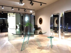 Glas Italia Kristalltisch Ø130 cm - 51.2 in Transparentes Glas von Philippe Starck