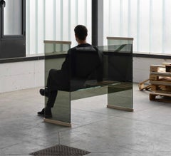 Glas Italia Diapositive Sofa 141 cm (55.5 in) Glass – Ronan & Erwan Bouroullec