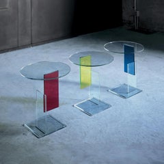 Glas Italia Don Gerrit Coffee Table Glass - design Jean-Marie Massaud - Red