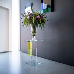 Glas Italia Don Gerrit Coffee Table Glass - design Jean-Marie Massaud - Yellow