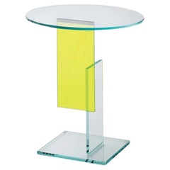 Glas Italia Don Gerrit Coffee Table Glass - design Jean-Marie Massaud - Yellow