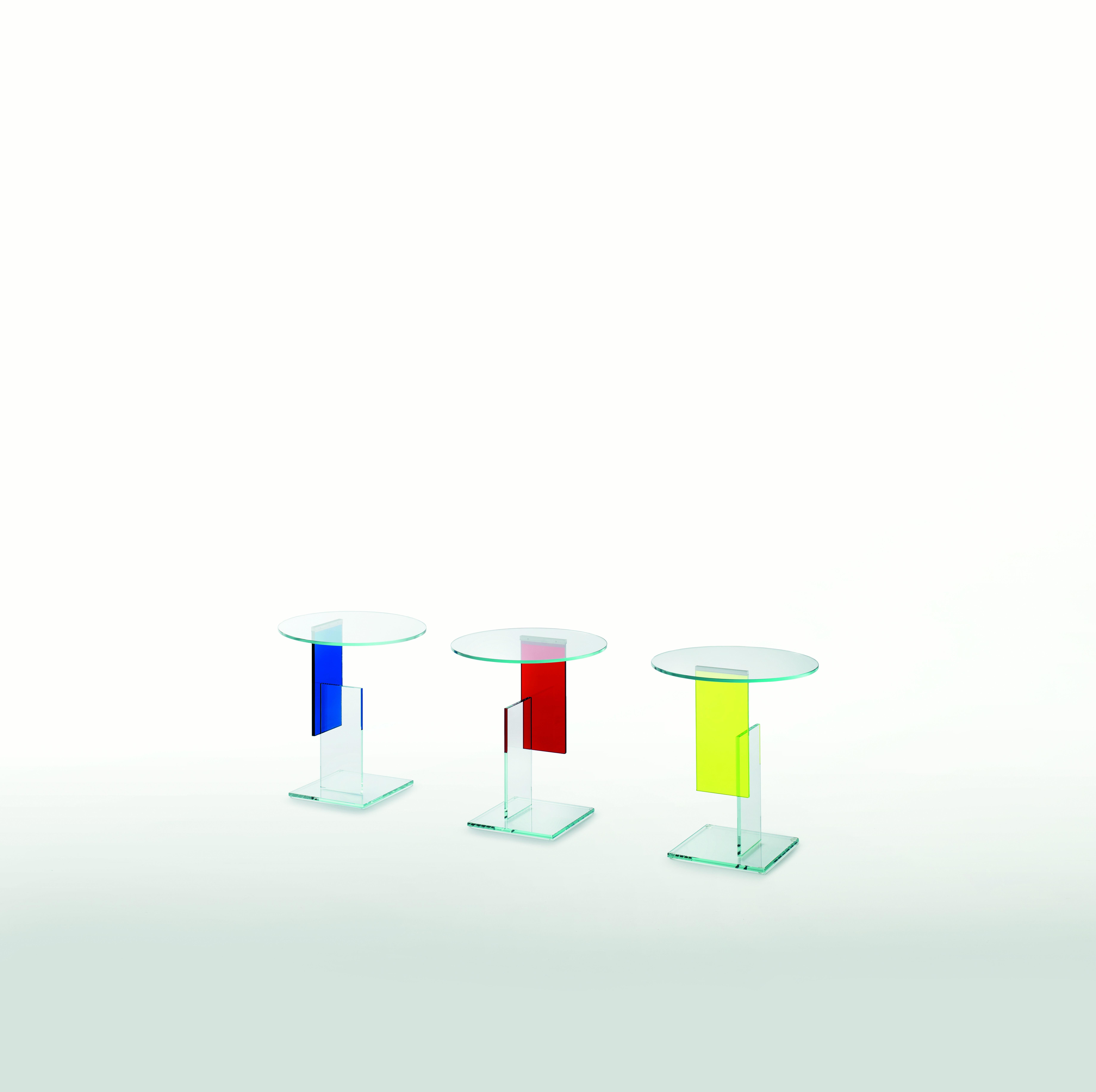 Glas Italia DON GERRIT Niedriger Tisch aus Fumé von Jean-Marie Massaud (Moderne) im Angebot