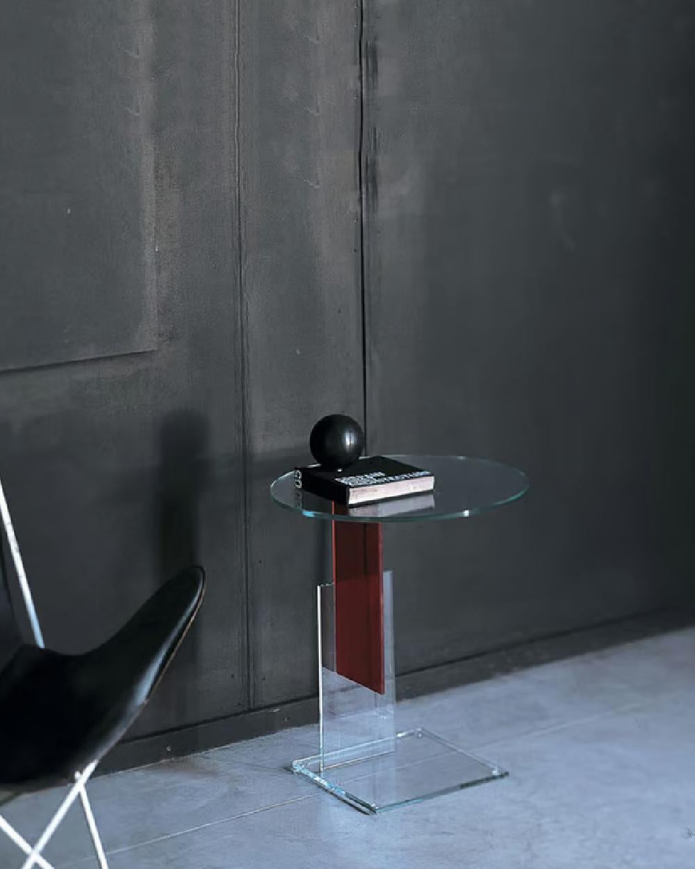 Glas Italia DON GERRIT Niedriger Tisch aus Fumé von Jean-Marie Massaud (21. Jahrhundert und zeitgenössisch) im Angebot