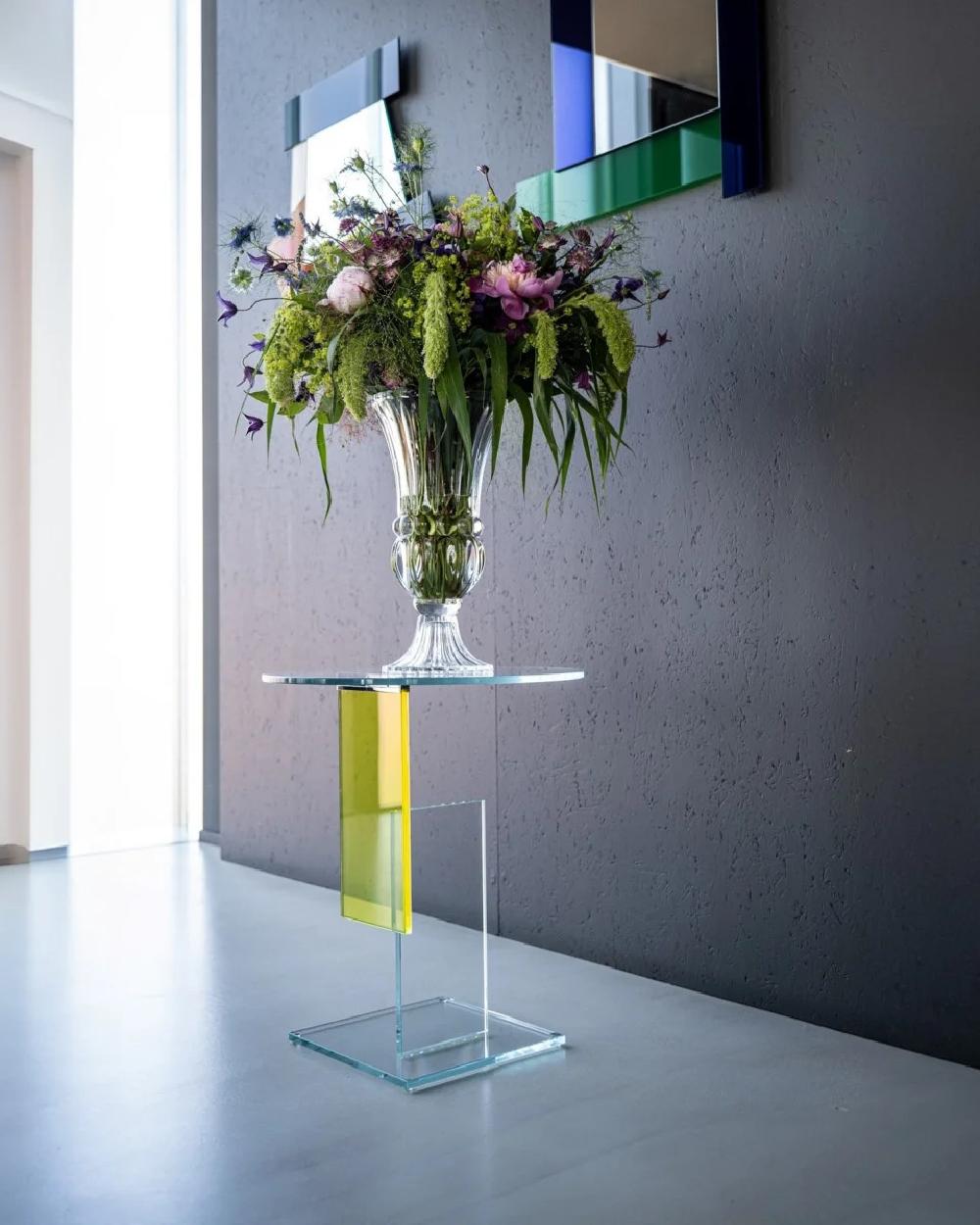 Glas Italia DON GERRIT Niedriger Tisch aus Fumé von Jean-Marie Massaud im Angebot 1