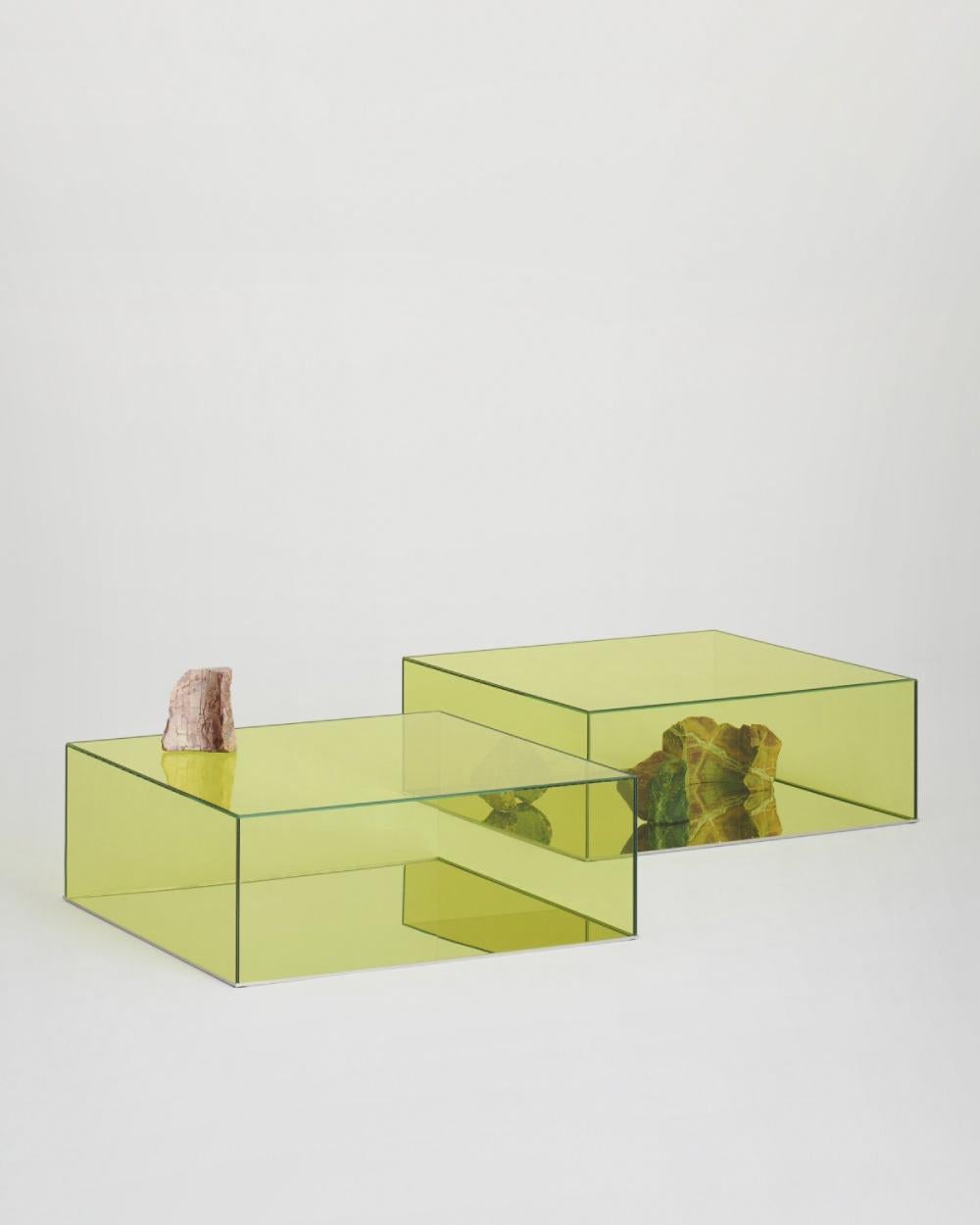 Laminé Glas Italia DONALD Table basse moyenne par Philippe Starck en vente