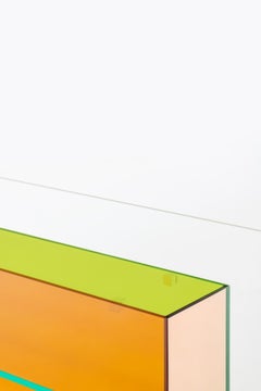 Glas Italia Donald Rectangular Table 250 cm 98.4 in by Philippe Starck - Orange