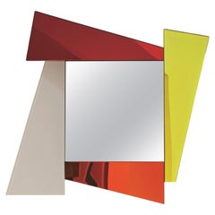 Glas Italia Gli Specchi di Dioniso 1 - Square Wall Mirror design Ettore Sottsass