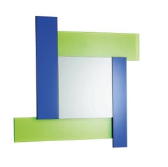 Glas Italia Gli Specchi di Dioniso 2 - Square Wall Mirror design Ettore Sottsass