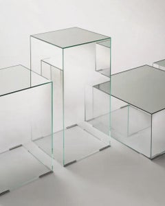 Glas Italia ILLUSION Large Low table by Jean-Marie Massaud