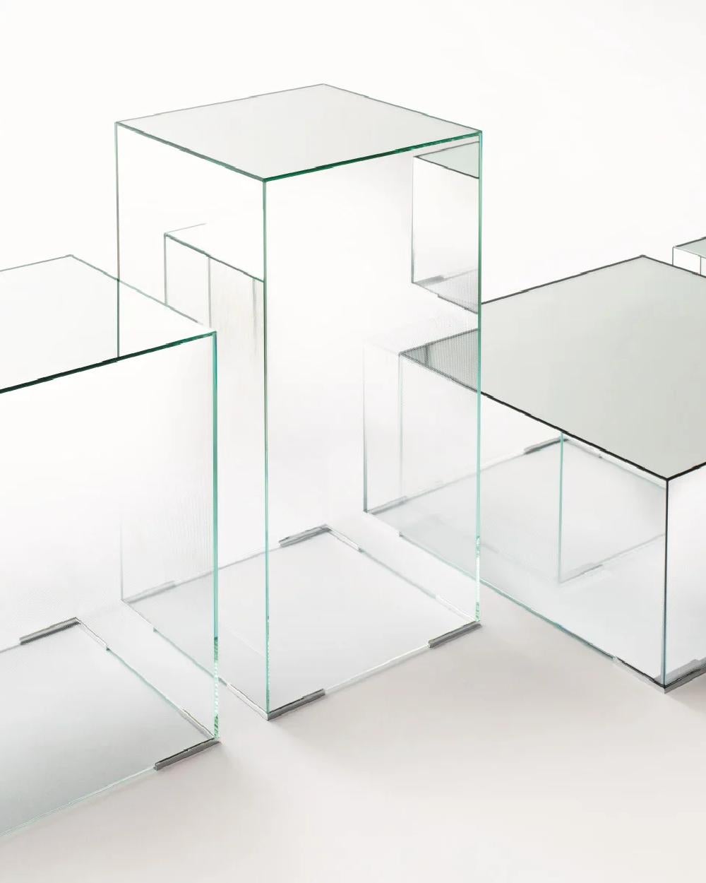 Glas Italia ILLUSION Mesa baja grande de Jean-Marie Massaud Siglo XXI y contemporáneo en venta