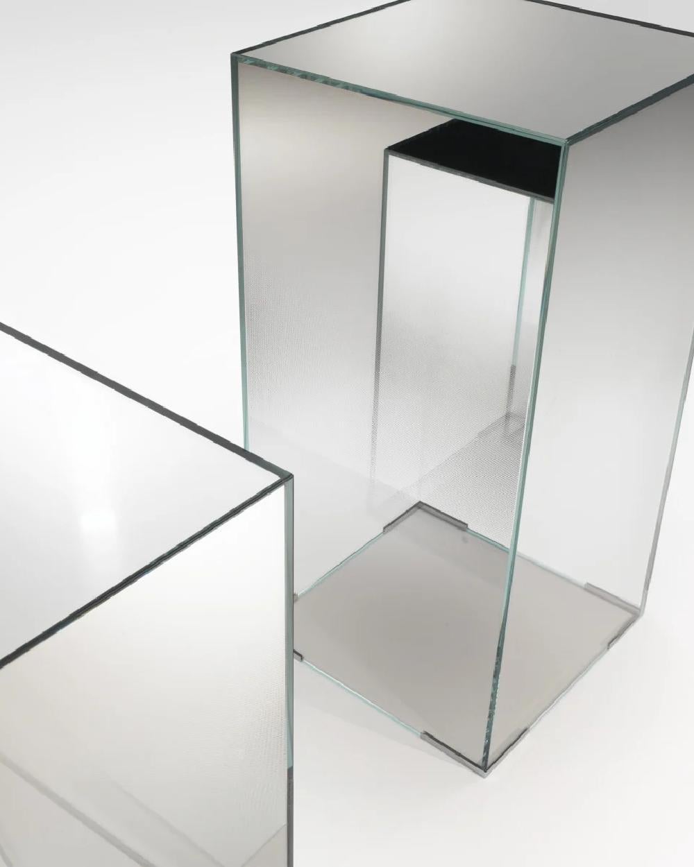 Vetro Tavolino Glas Italia ILLUSION di Jean-Marie Massaud in vendita
