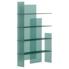 Glas Italia Kazimir Glas Bücherregal Grünes Säureglas von Michael Anastassiades