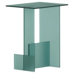 Glas Italia Kazimir Glass Table Green Acid Glass by Michael Anastassiades