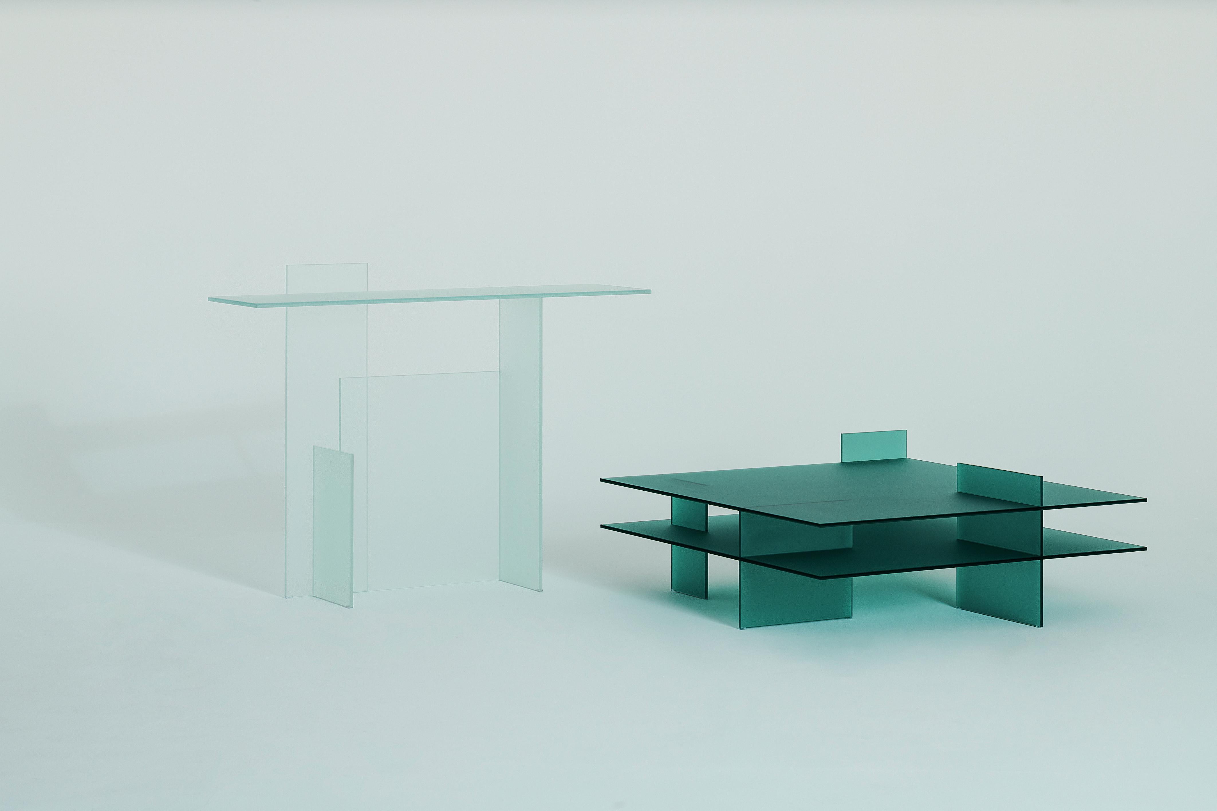 Glas Italia KAZIMIR niedriger tisch by Michael Anastassiades (Italienisch) im Angebot