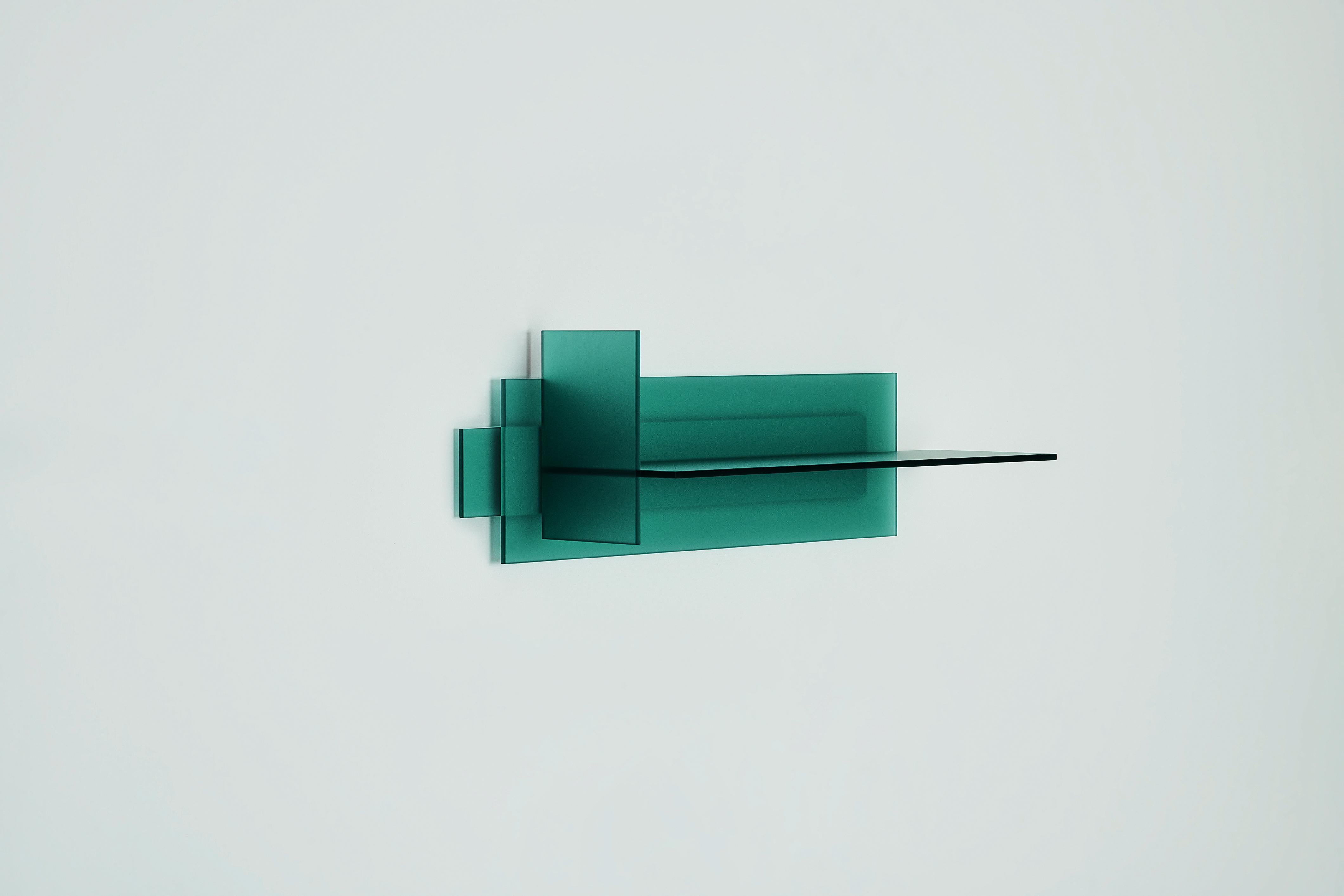 Glas Italia KAZIMIR Medium Regale von Michael Anastassiades im Zustand „Neu“ im Angebot in Brooklyn, NY