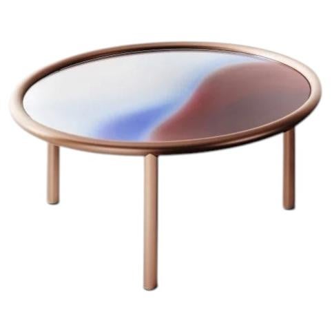 Glas Italy L.A. Sunset Coffee Table Ø 79cm (31.1in)  Patricia Urquiola - Copper For Sale