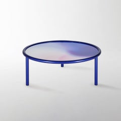 Glas Italy L.A. Sunset Coffee Table Ø 94cm (37in) - Patricia Urquiola - Blue