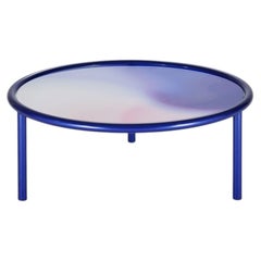 Glas Italy L.A. Sunset Coffee Table Ø 94cm (37in) - Patricia Urquiola - Blue