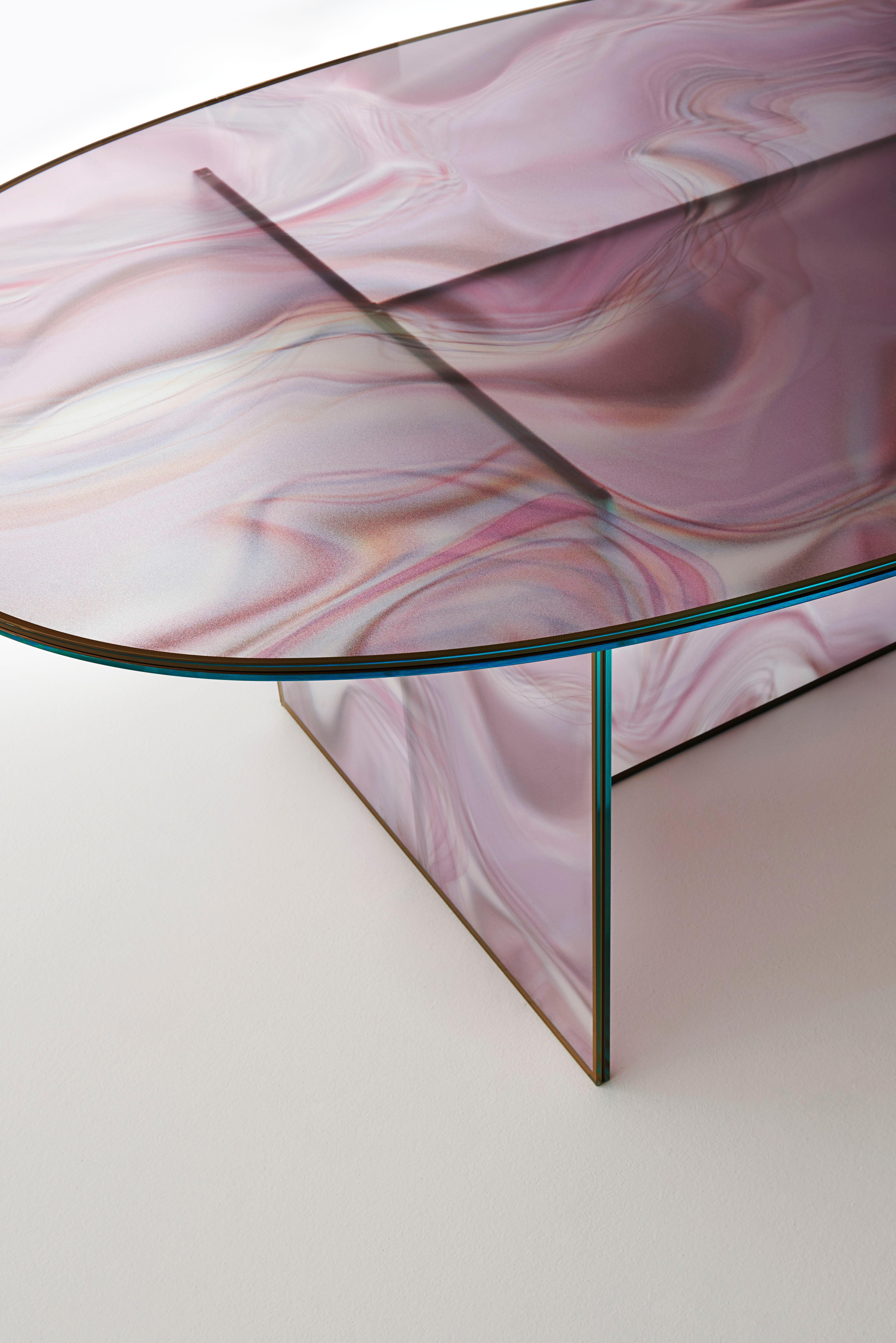 Tables basses LIQUEFY conçues par Patricia Urquiola pour Glas Italia en vente 4