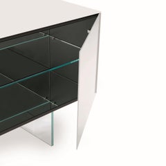 Aparador Glas Italia Magic Box 242cm - Vidrio blanco - Piero Lissoni