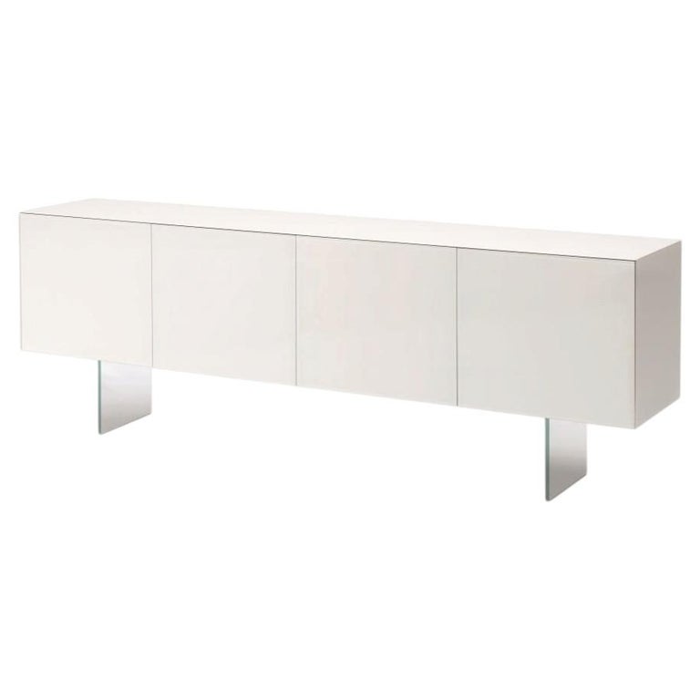 Glas Italia Magic Box Sideboard 242cm (95.3 in) - White Glass